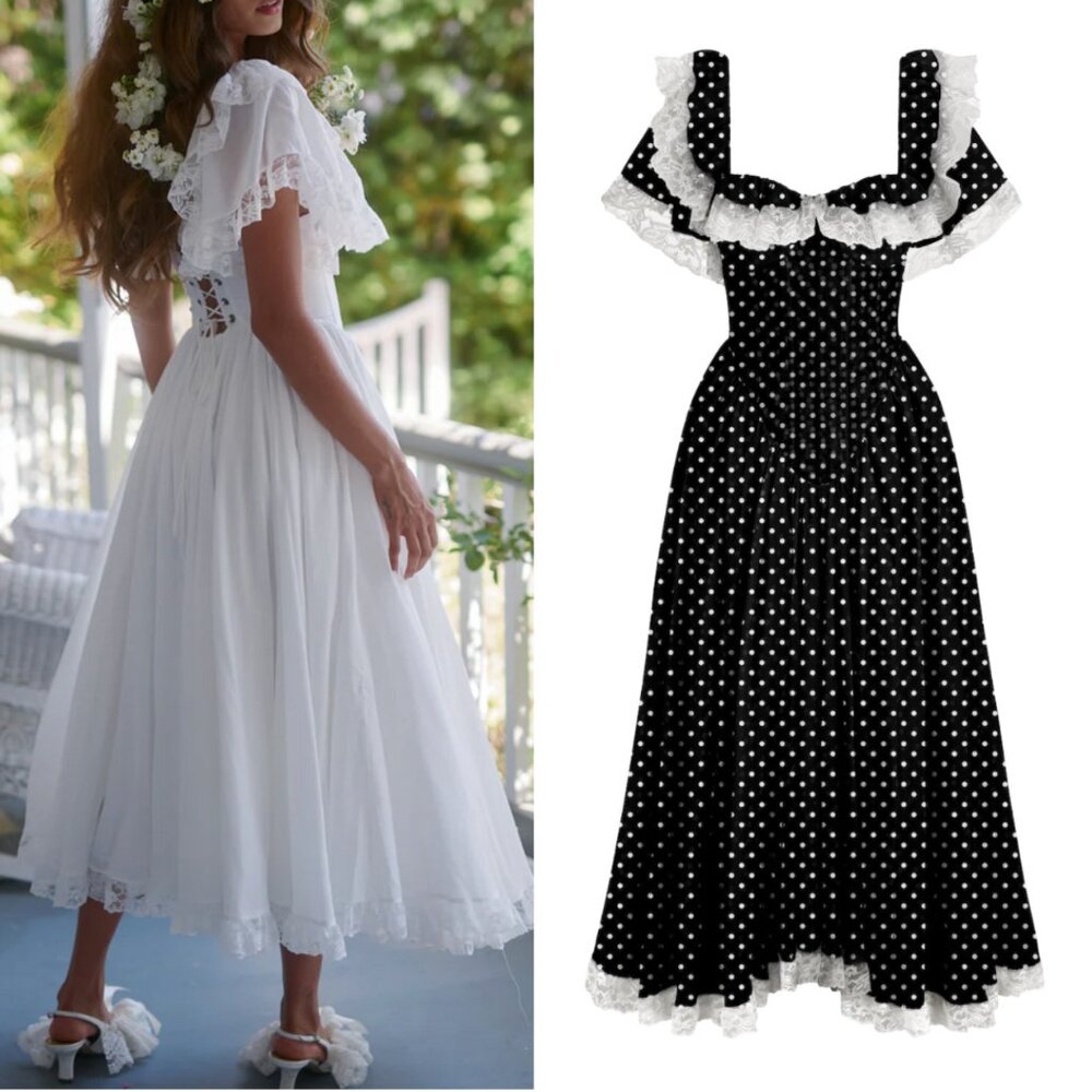 Polka Dot Selkie Dress